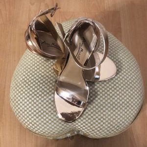 5” Gold High Heels